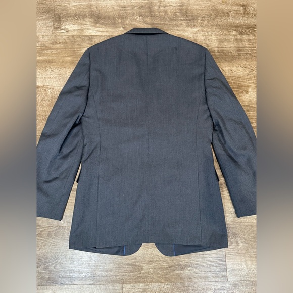 NWT WILKE RODRIGUEZ MENS MODERN FIT GREY 3 PIECE SUIT 40L 33x32 - Picture 9 of 16